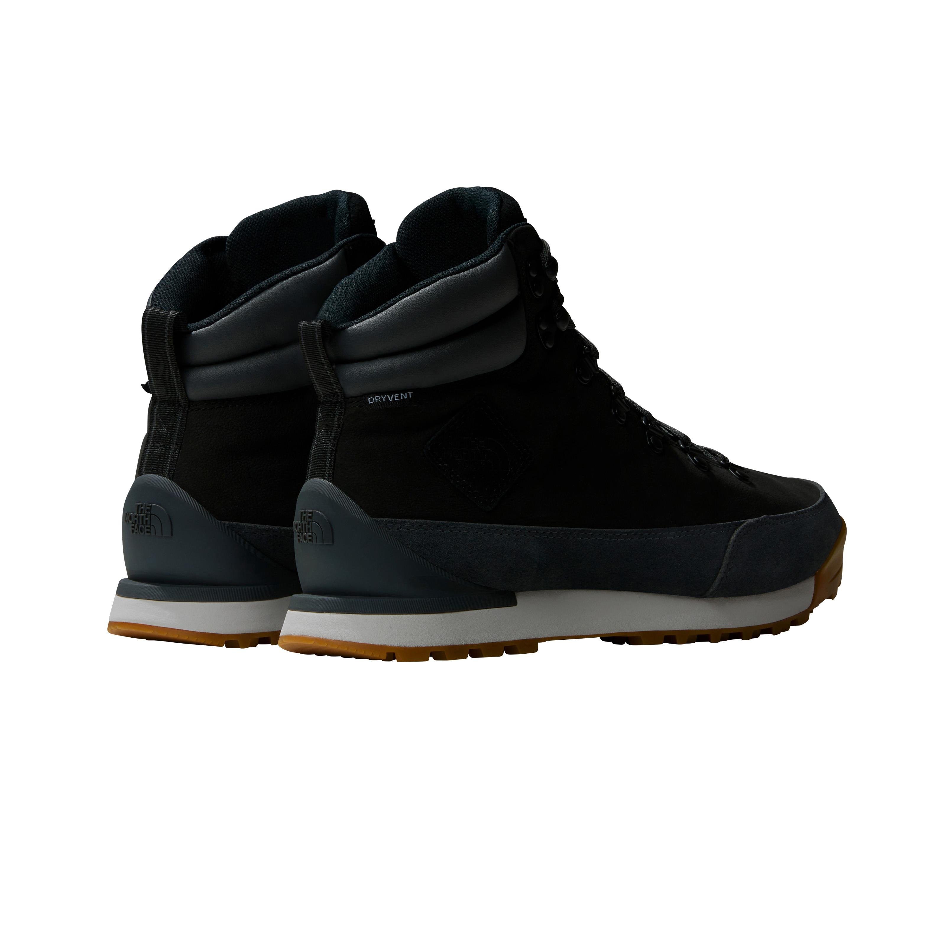 The North Face Back To Berkeley IV Leather Erkek Bot Black Asphalt Grey