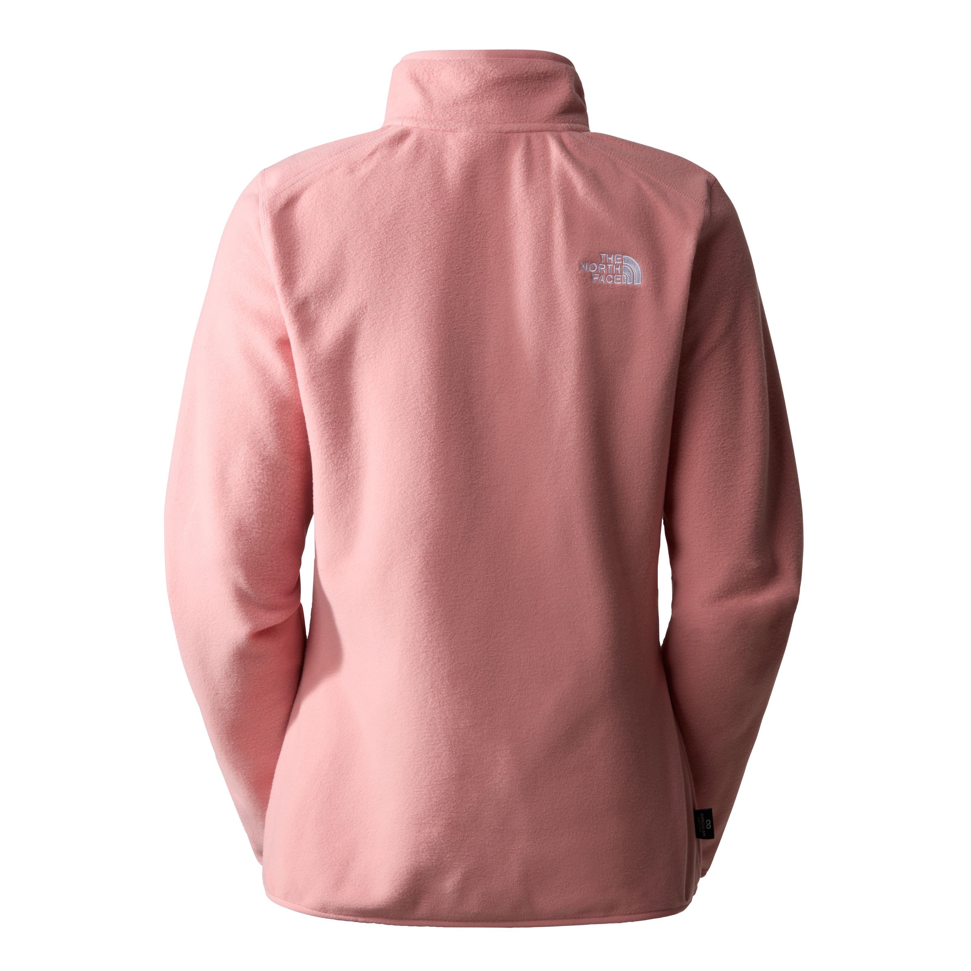 The North Face 100 Glacier 1/4 ZIP Kadın Polar Shady Rose