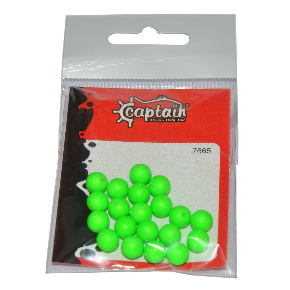 7665 PLASTİK BONCUK 7.5 MM 20 Lİ PK. YEŞİL
