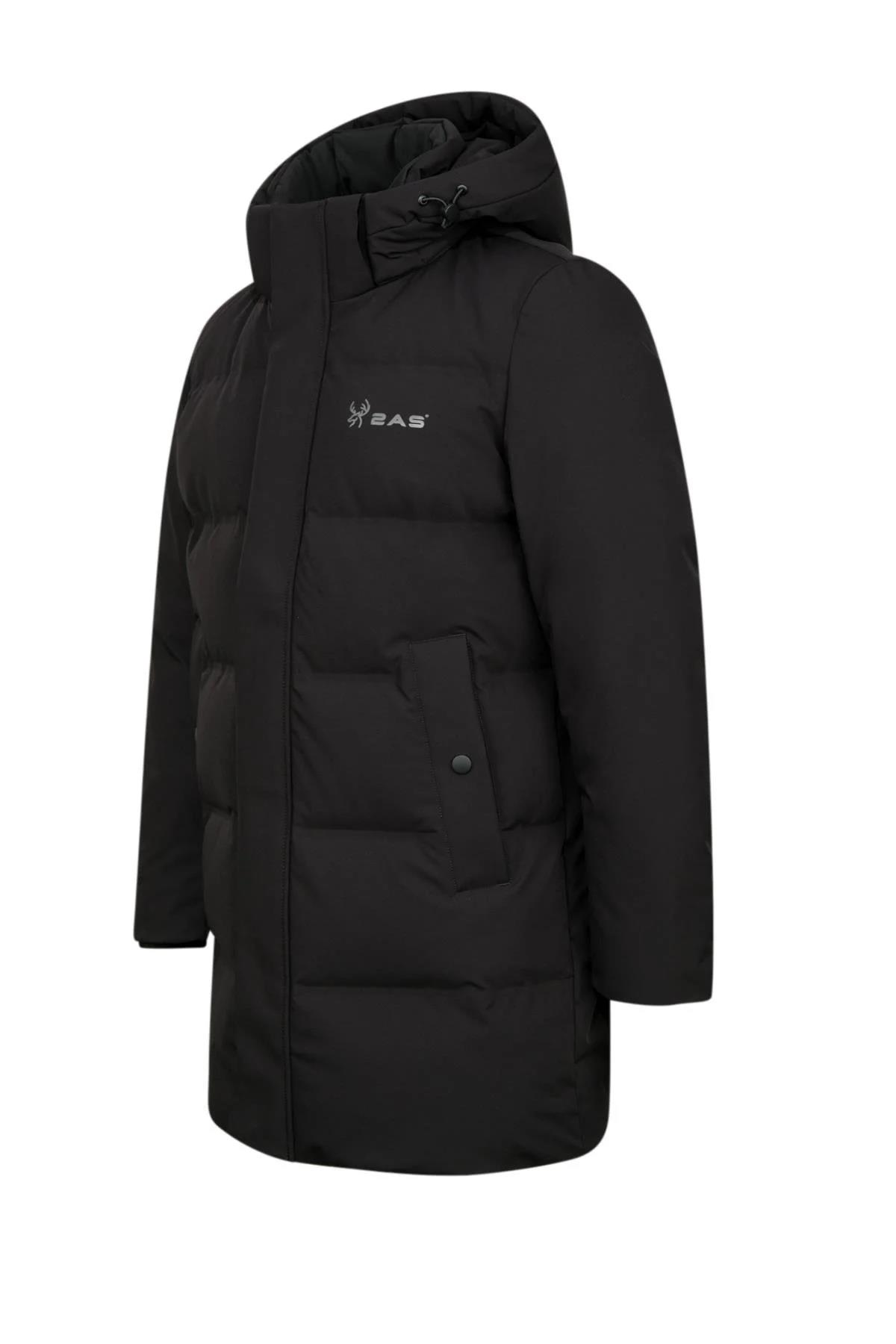 2AS Andome Erkek Down Parka Siyah