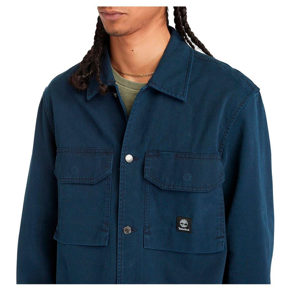 Timberland Heavy Twill Overshirt Erkek Gömlek Lacivert