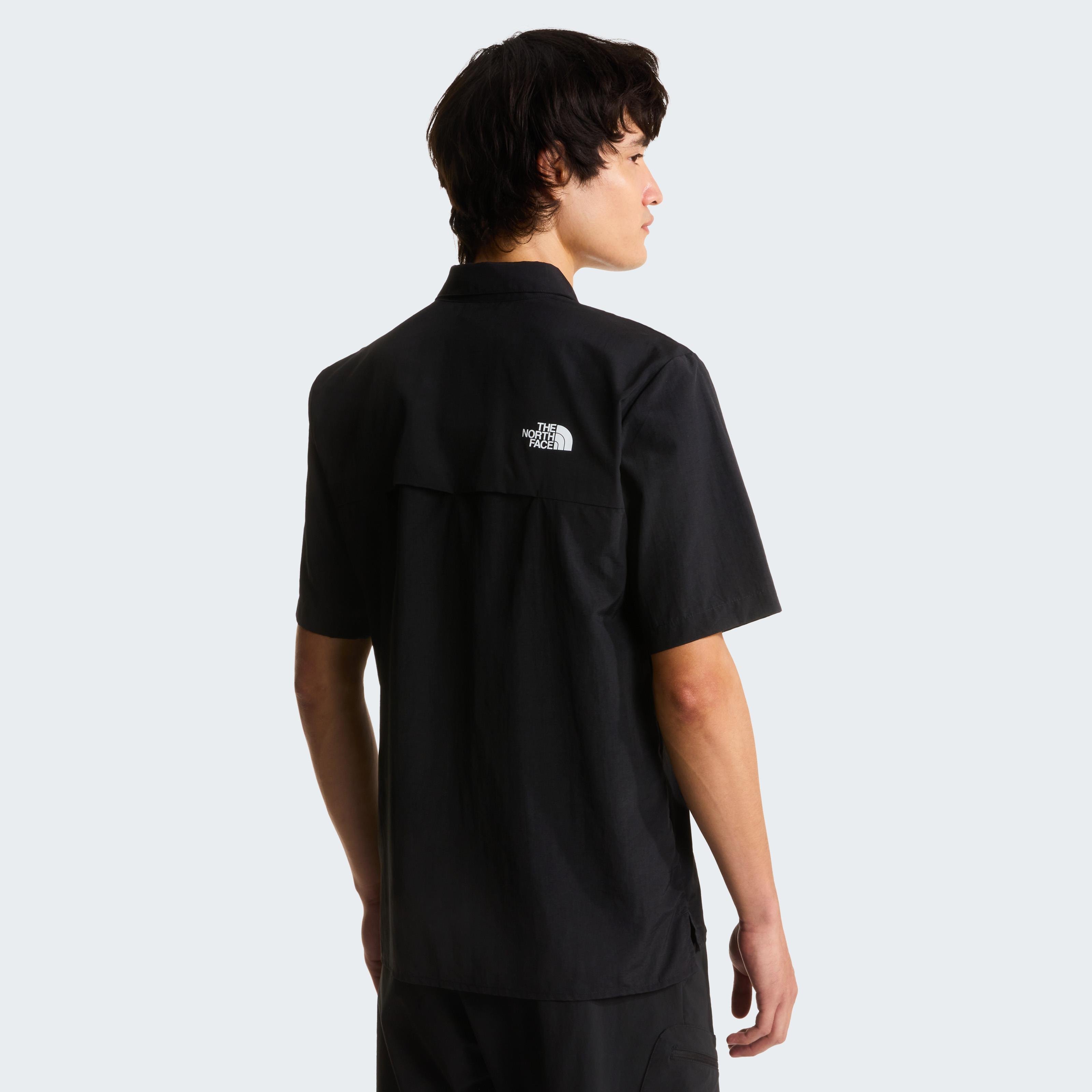 The North Face Packable Erkek Kısa Kol Gömlek Siyah