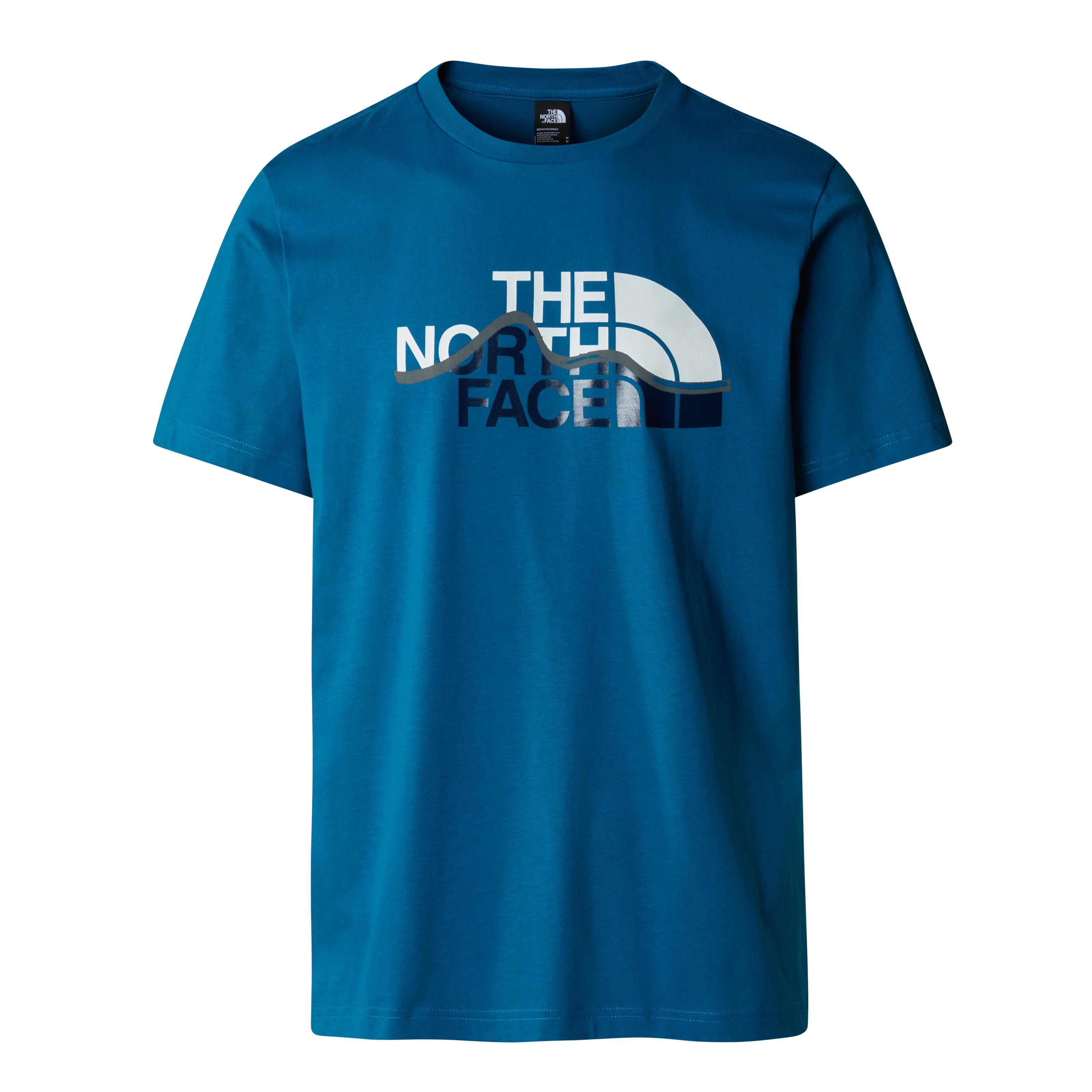 The North Face Mountain Line Erkek Tişört Adriatic Blue