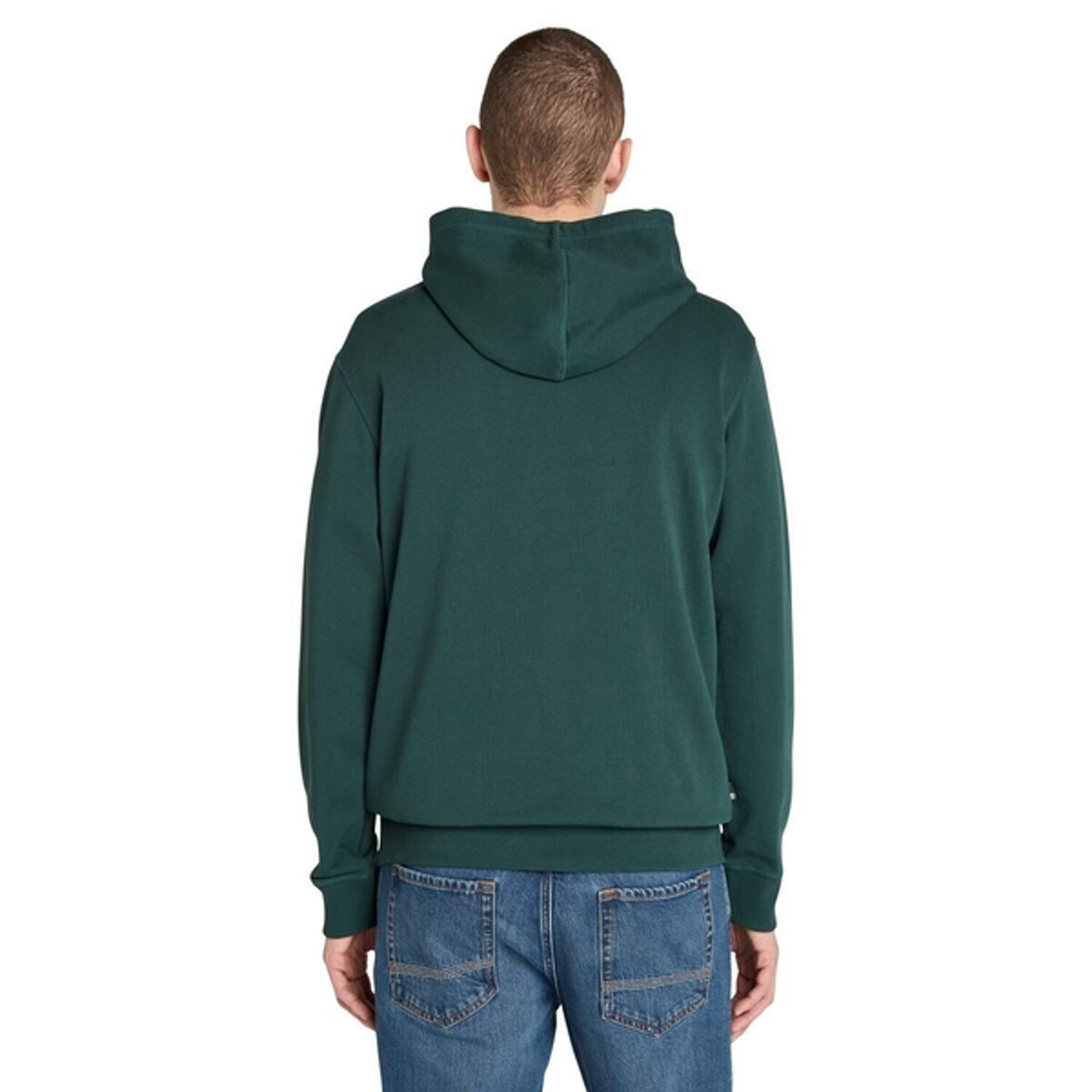Timberland Established 1973 Logo Erkek Sweatshirt Koyu Yeşil