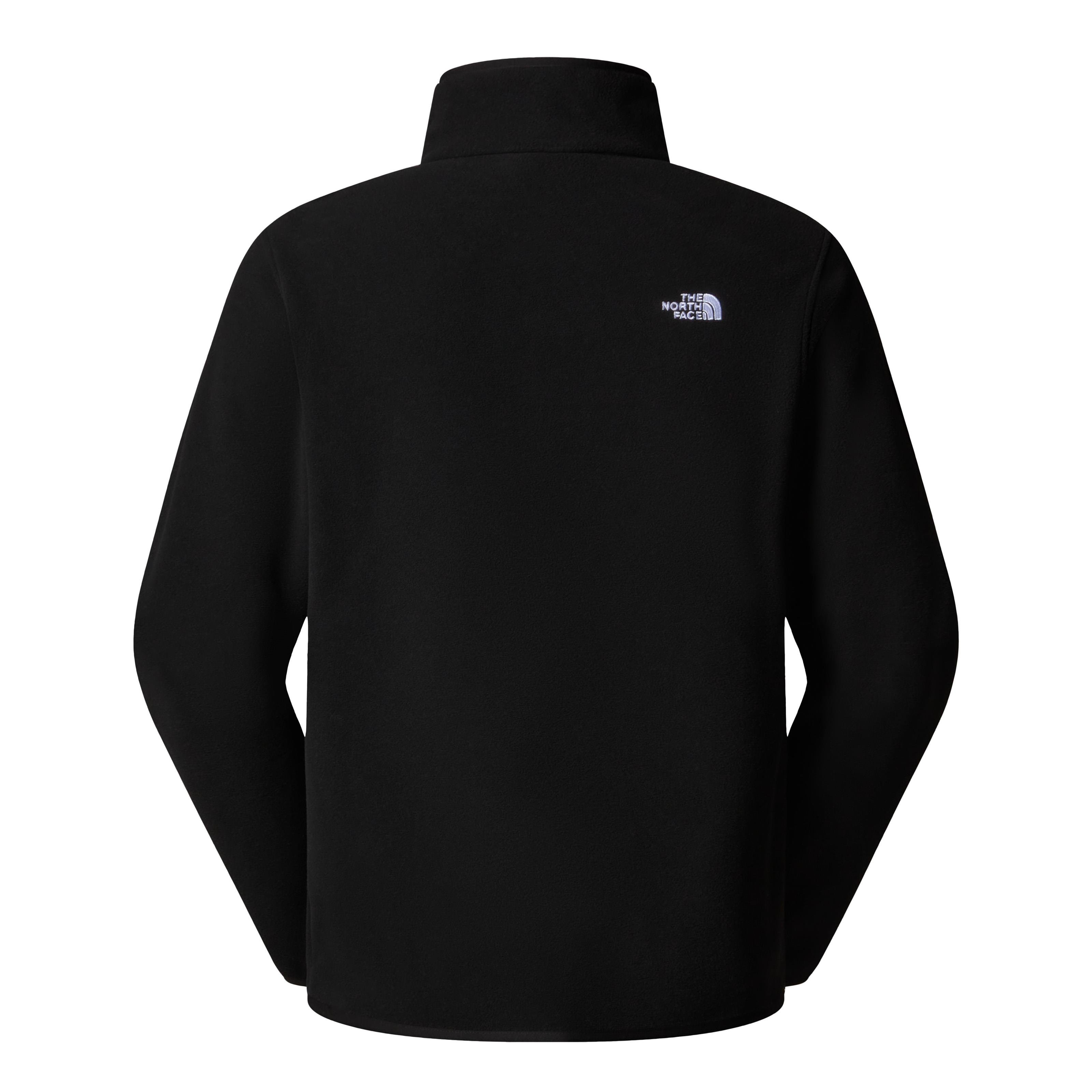 The North Face Glacier 1/4 ZIP Erkek Polar Siyah