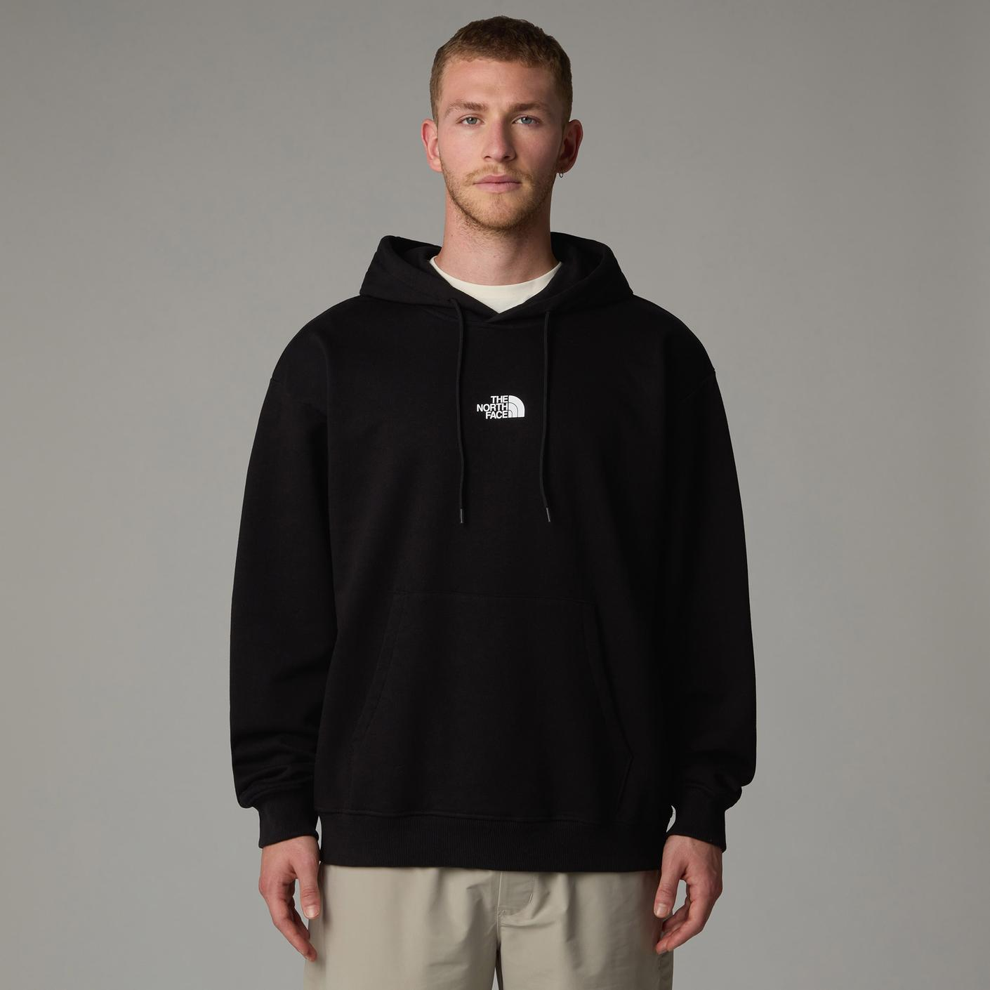 The North Face Zumu Oversize Hood Erkek Sweatshirt Siyah