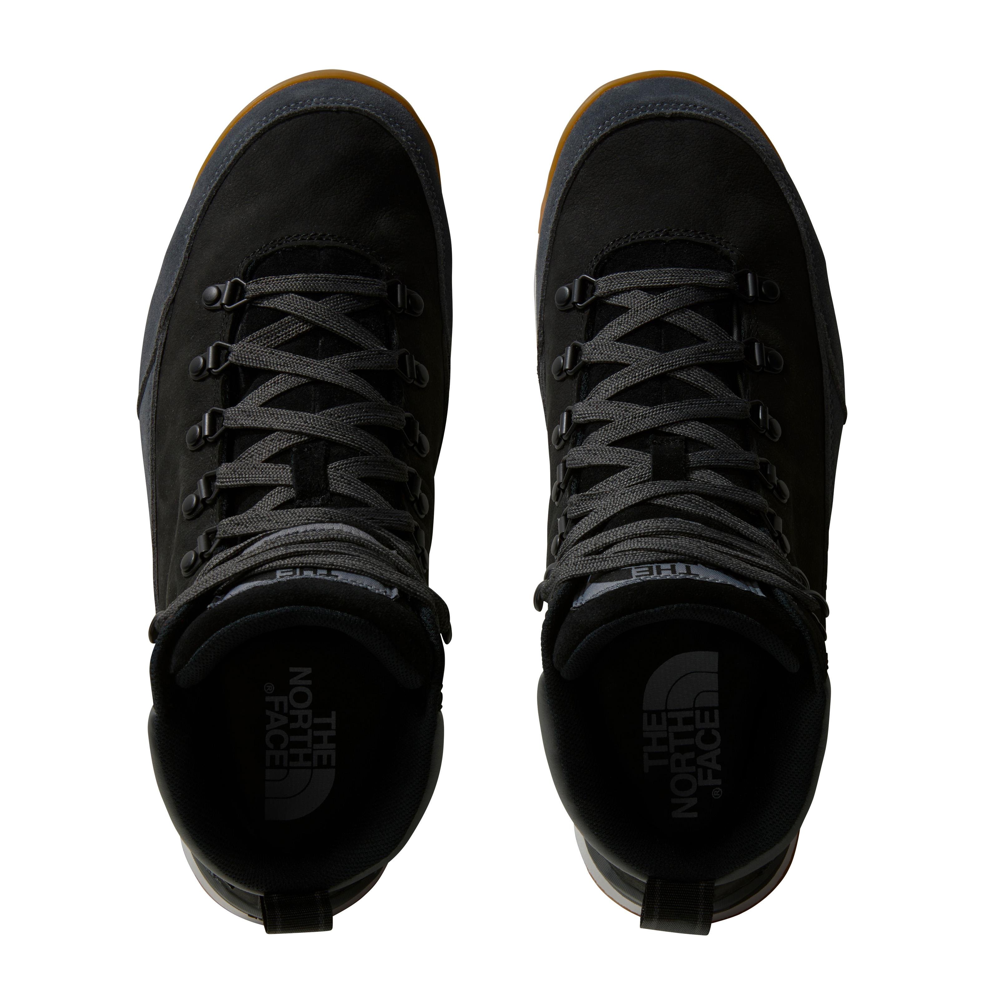 The North Face Back To Berkeley IV Leather Erkek Bot Black Asphalt Grey
