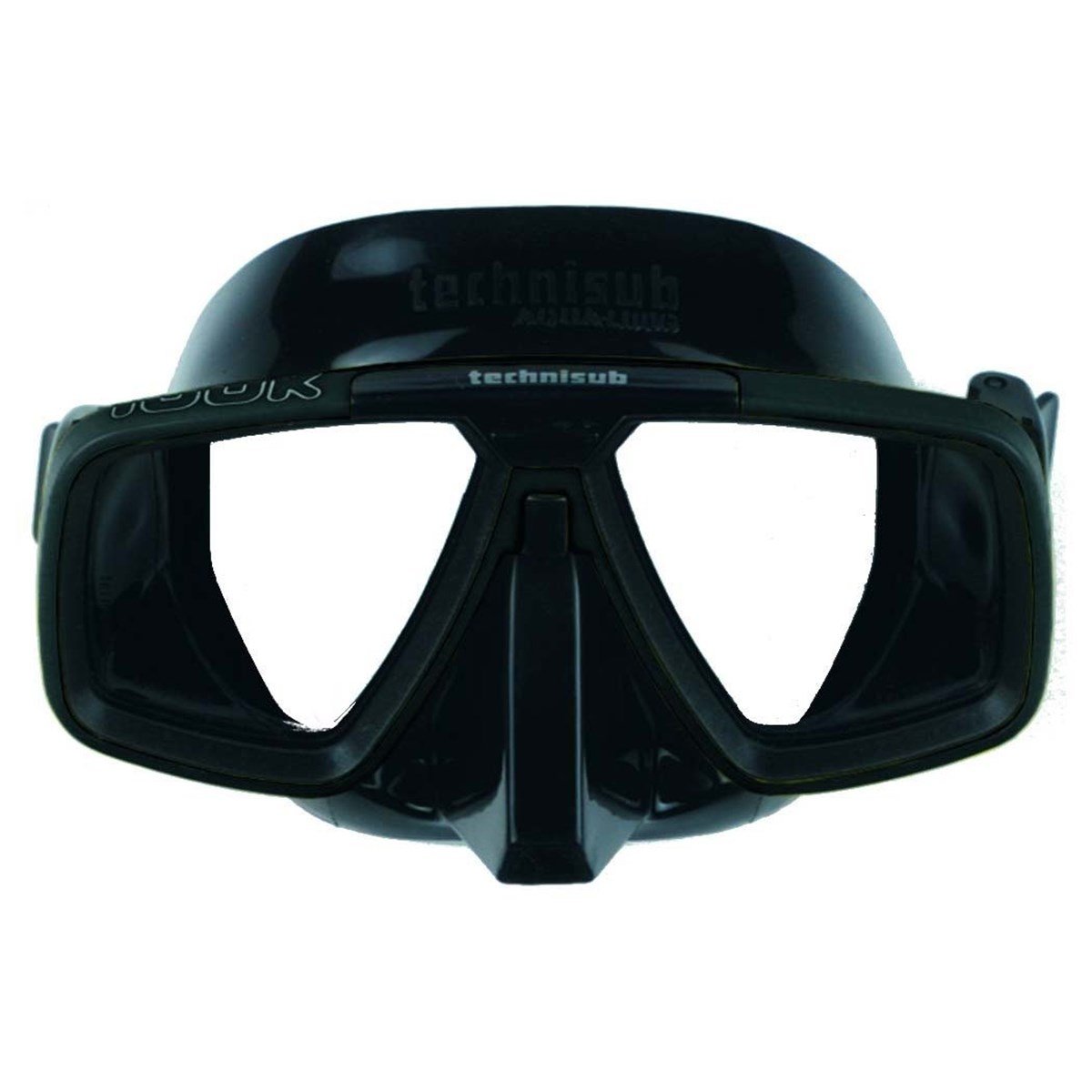 Aqualung Look Siyah Silikon Maske