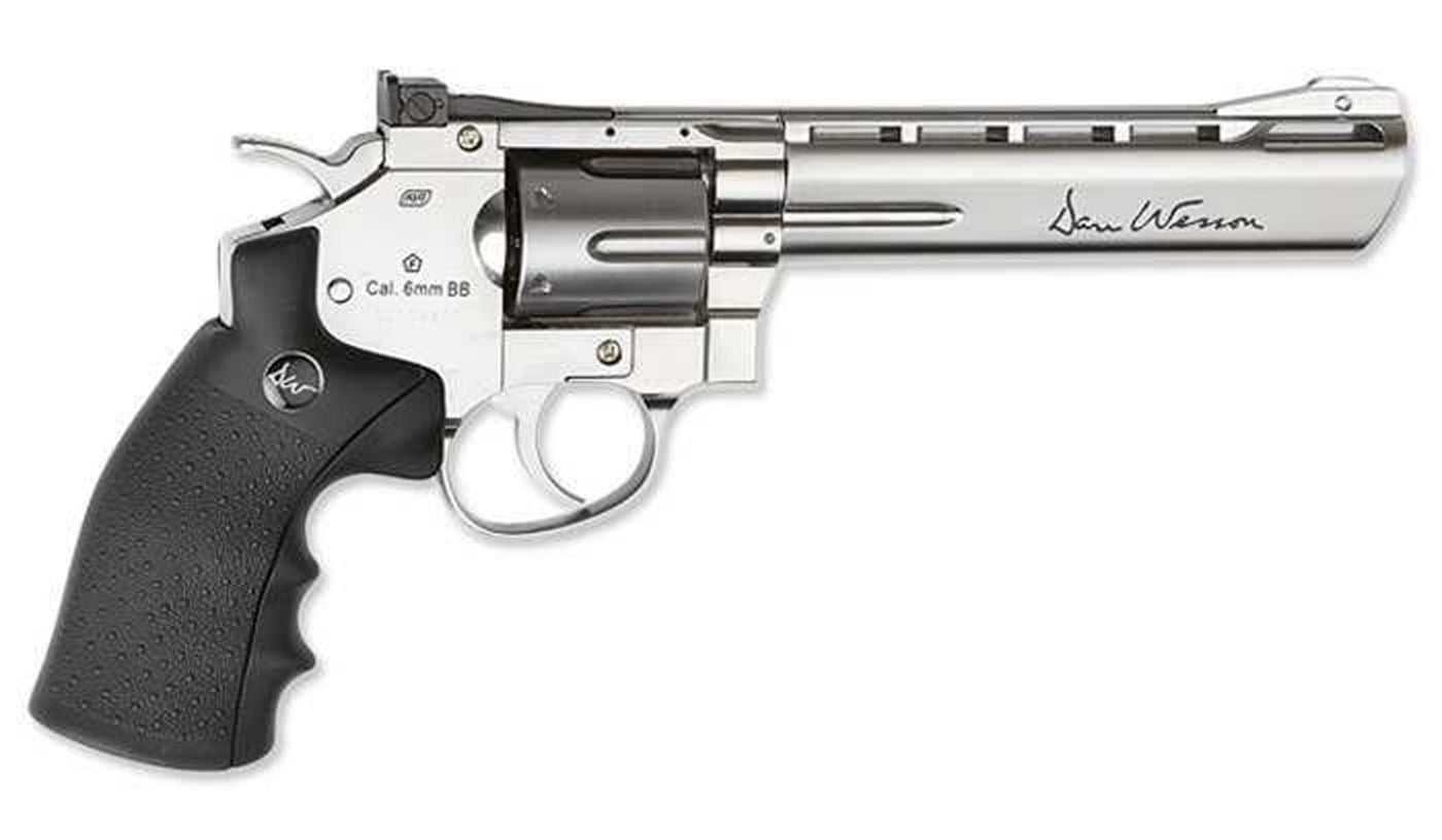 ASG Dan Wesson 6 inç Silver Parlak Krom Toplu Havalı Tabanca