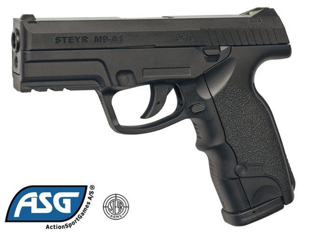 ASG STEYR M9A1 SİYAH HAVALI TABANCA