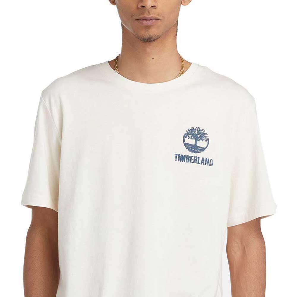 Timberland Back Graphic Erkek Tişört Undyed