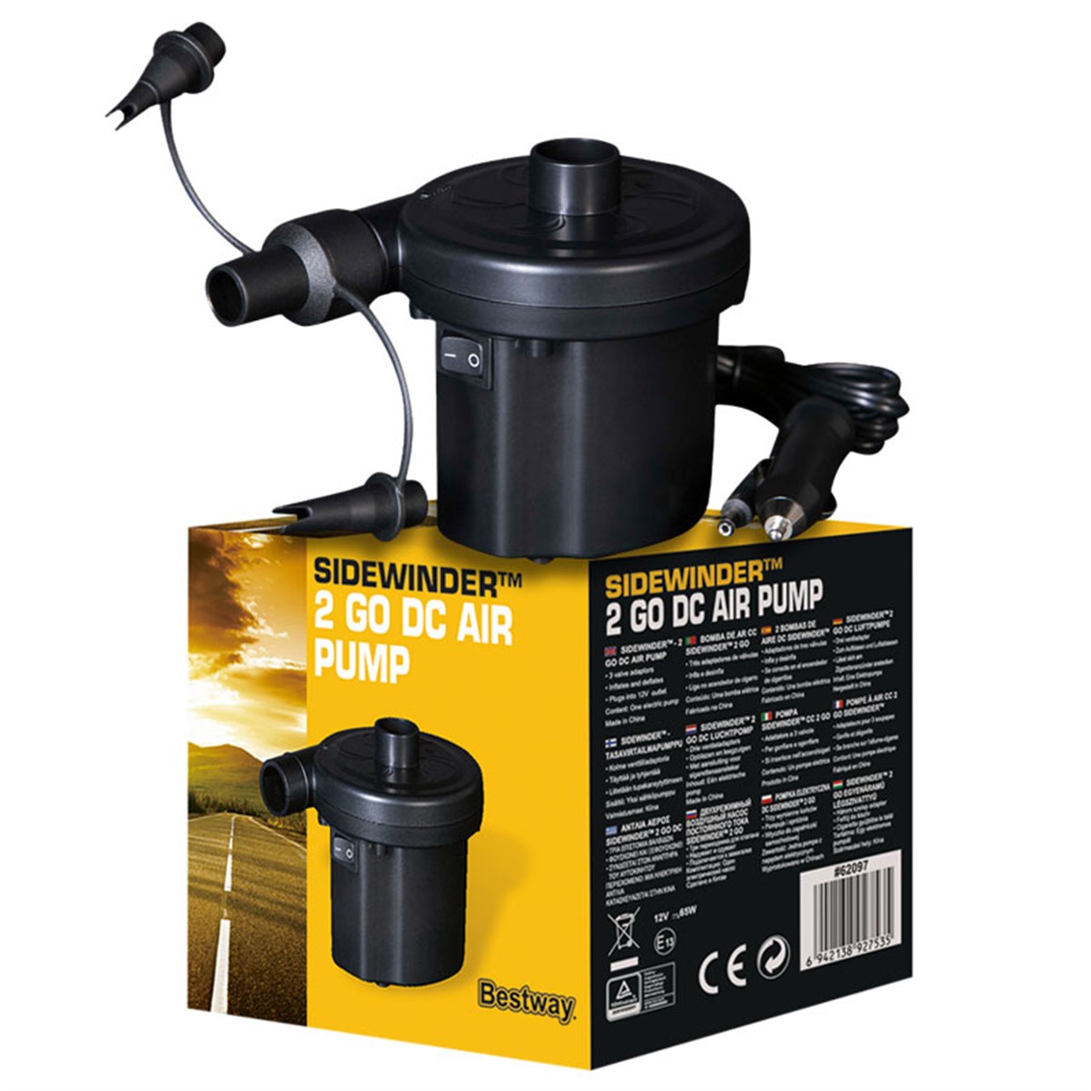 Bestway 62038 Sidewinder D Cell Air Pump Şişirme Pompası