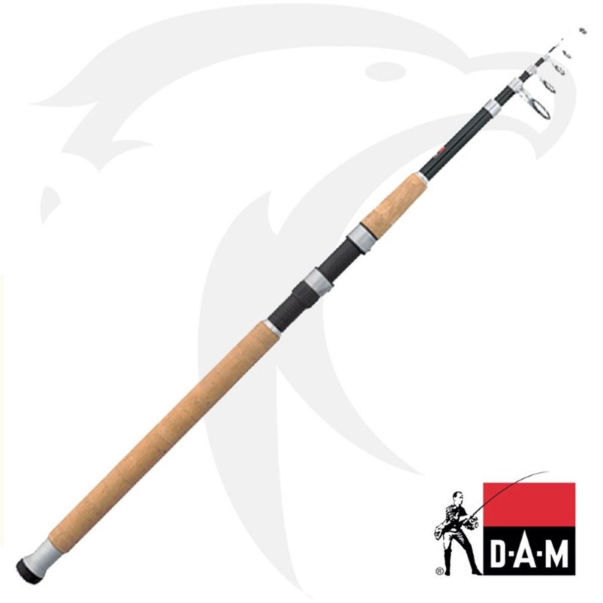 D.A.M Super Natural 360 cm 50-100 gr atarlı Teleskobik Spin Kamış