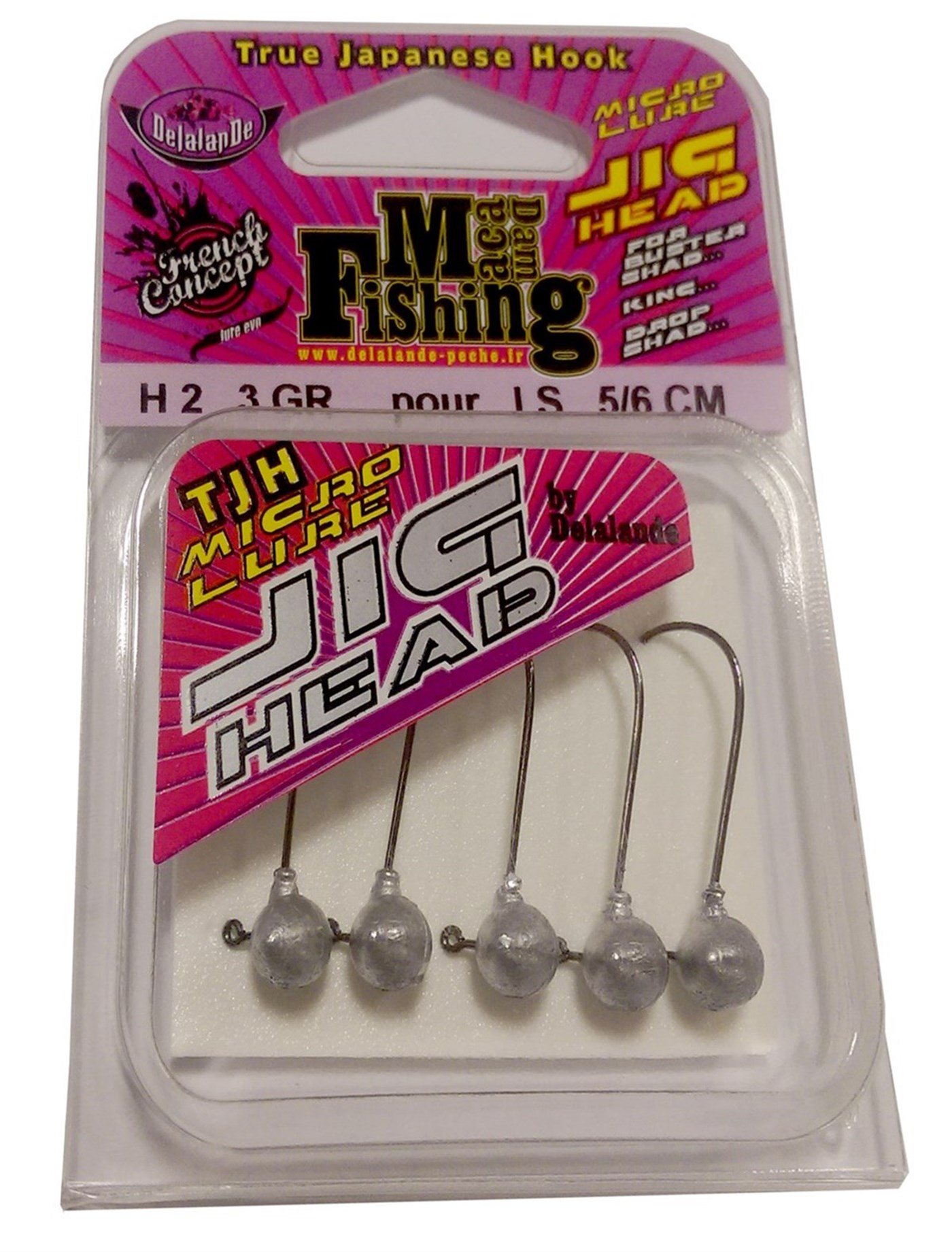 Delalande Micro TP Football Jig Head H-4