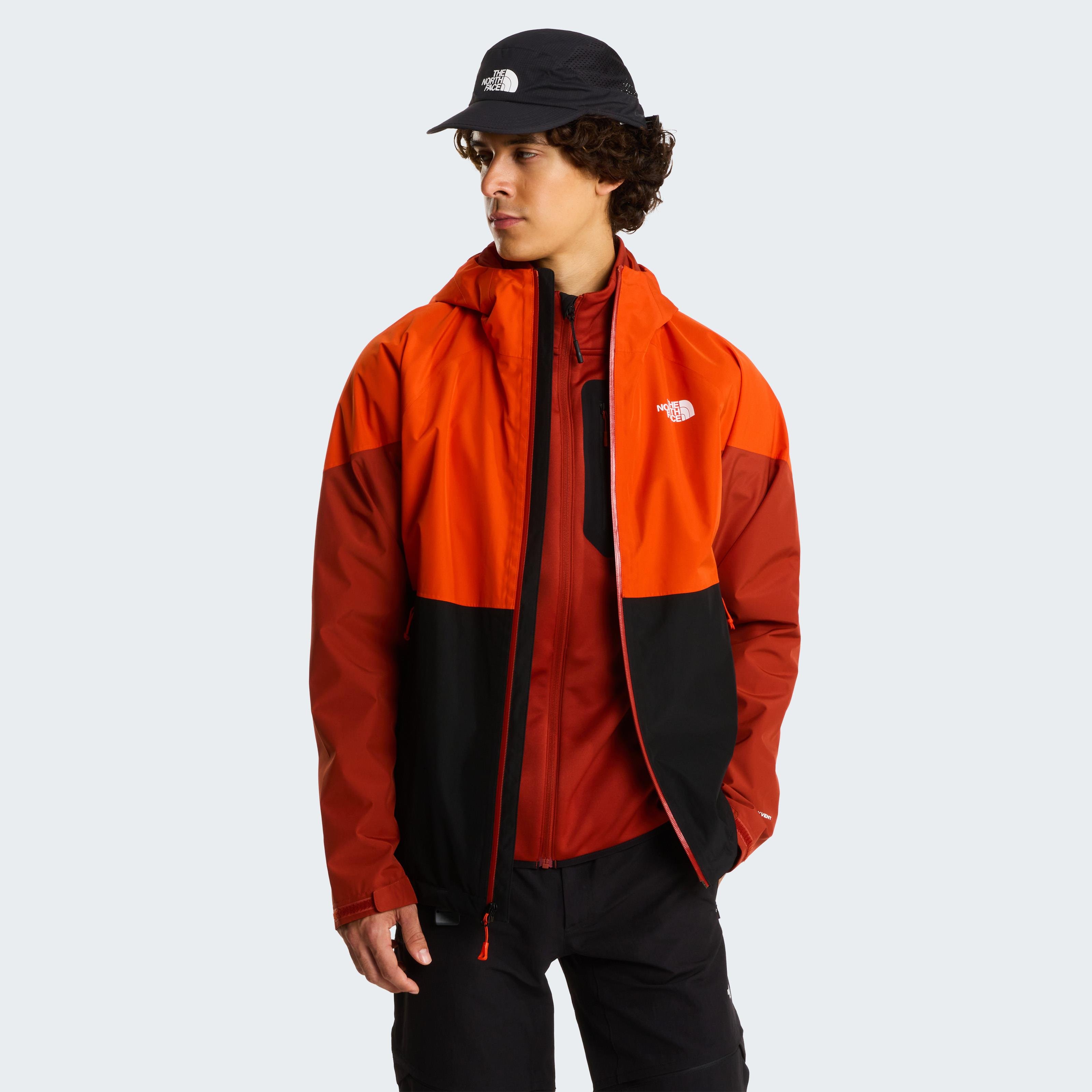 The North Face Lightning Zip-in Erkek Mont TNF Black Iron Clay 