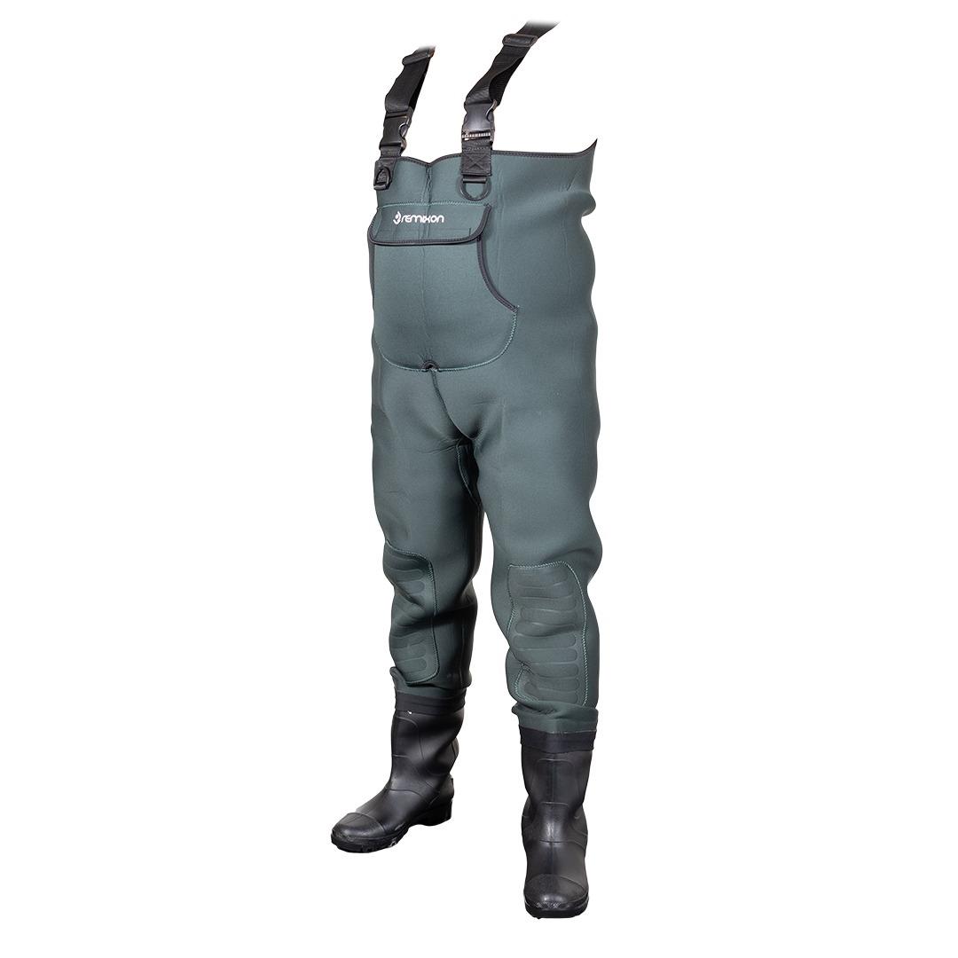 Remixon 4.5mm Neopren Yeşil PVC Bot Tulum Çizme