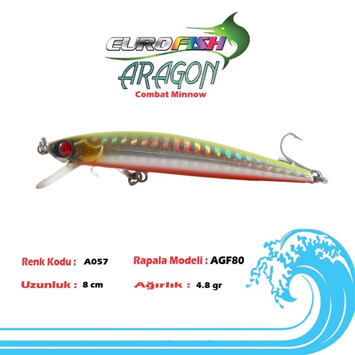 Eurofish Aragon Maket Balık 8 cm