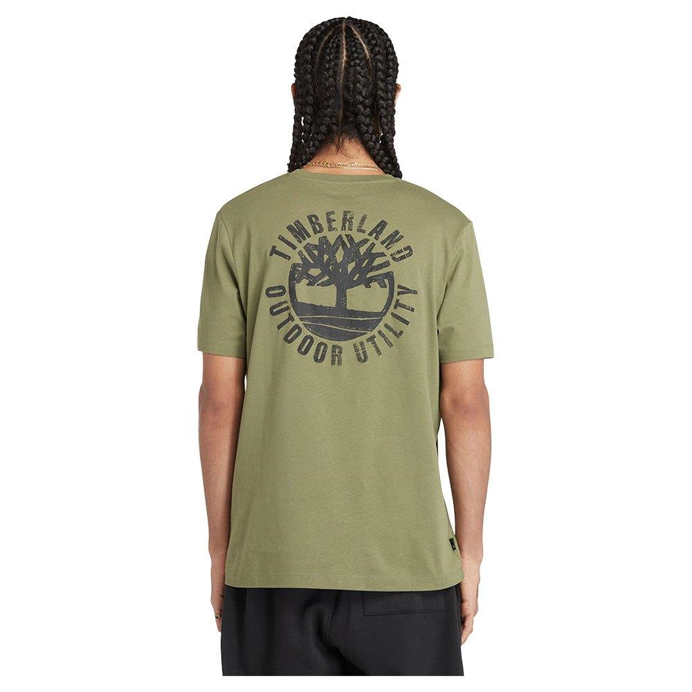 Timberland Back Graphic Erkek Tişört Sphagnum