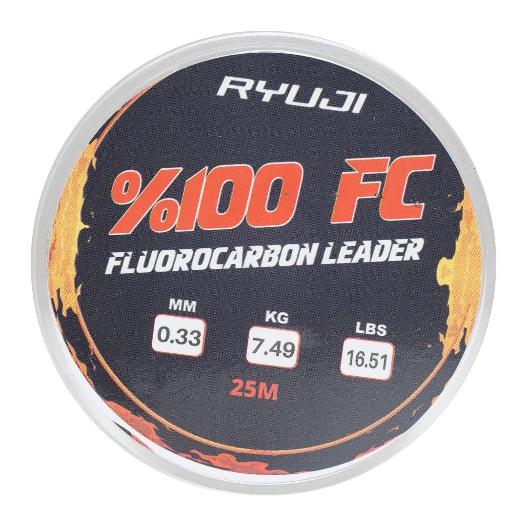 Ryuji Fluoro Carbon Leader 25m Misina