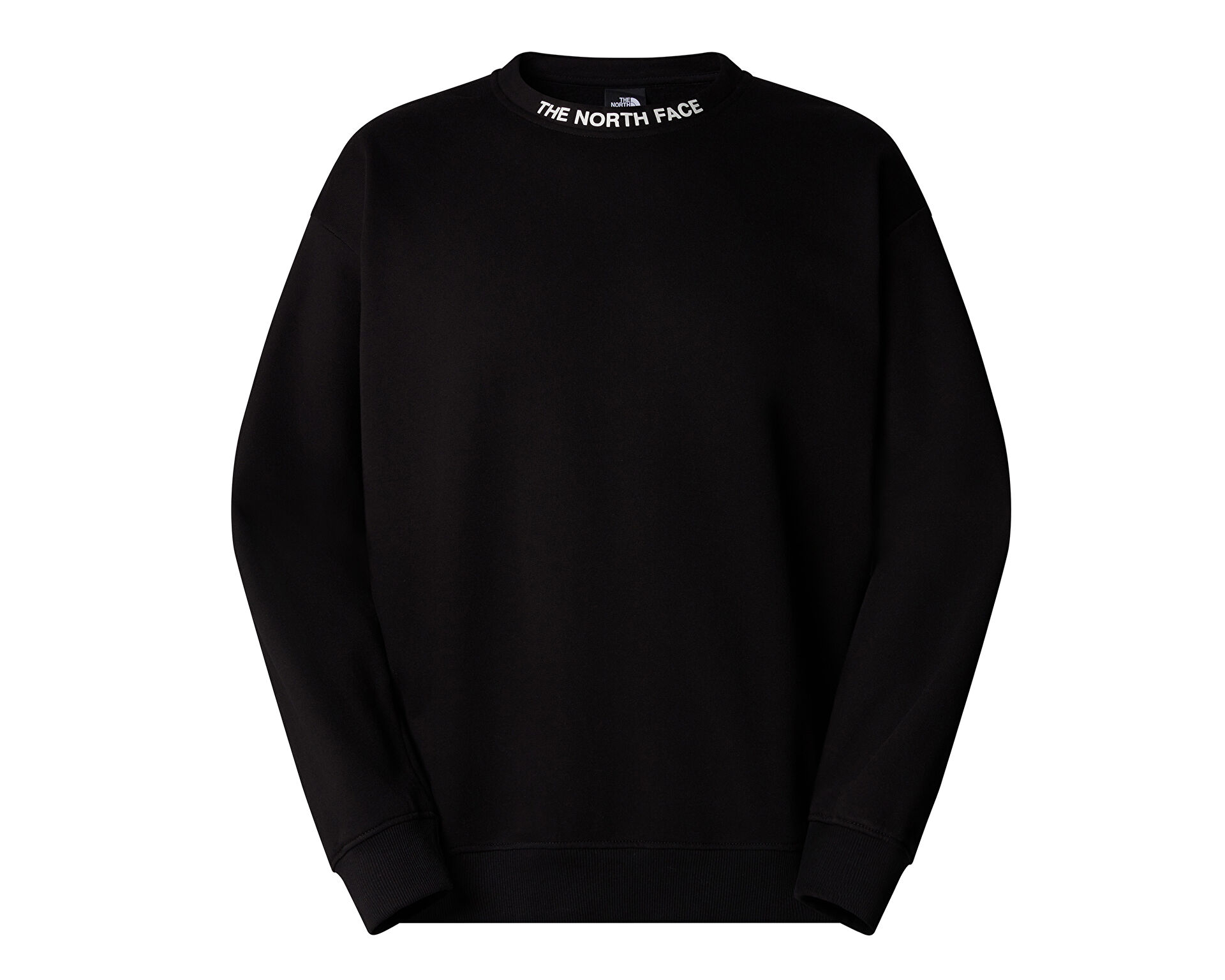 The North Face Zumu Oversize Crew Erkek Sweatshirt Siyah