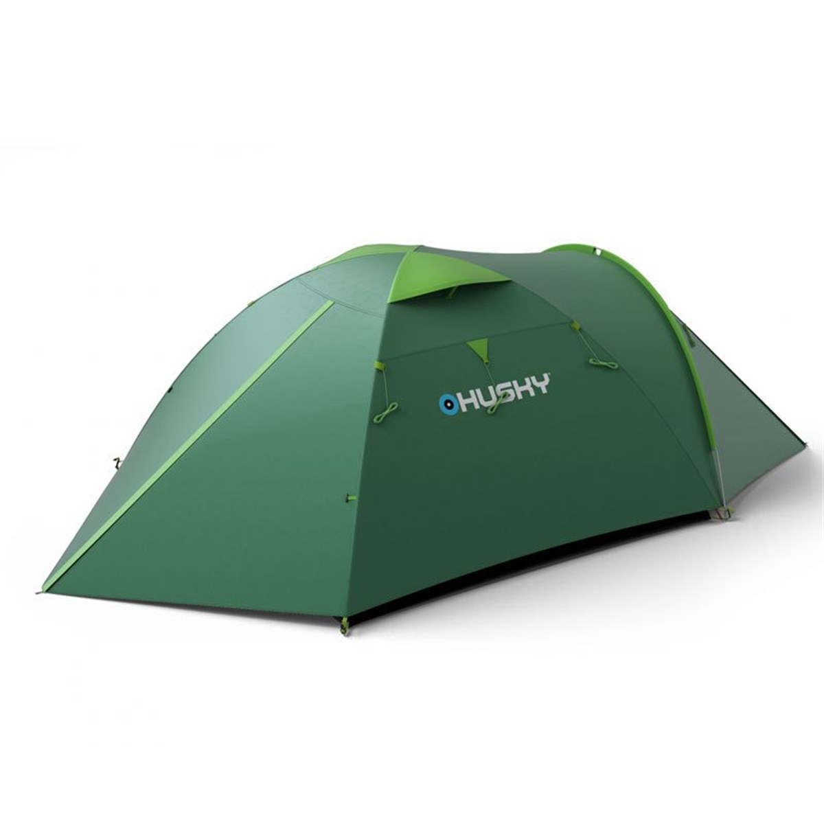 Husky Bizon 4 Kişilik Yeşil Çadır