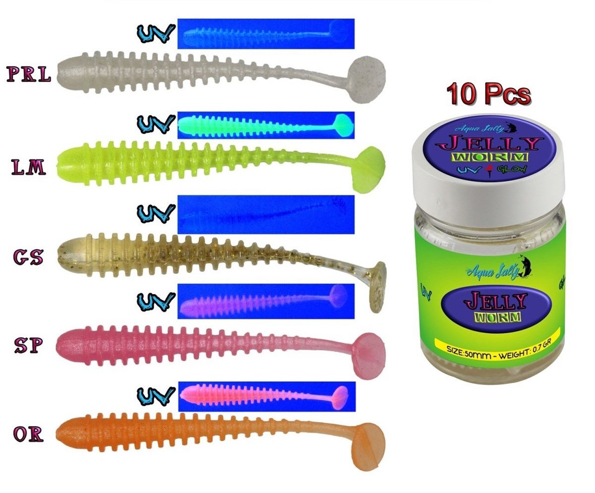 Jelly Worm Lrf Silikonu 5 cm 0,7 gr