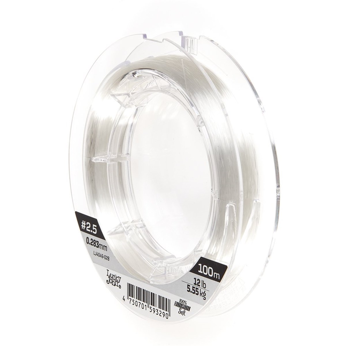 Lucky John Fluorocarbon Soft 100m Şeffaf 0,28 mm
