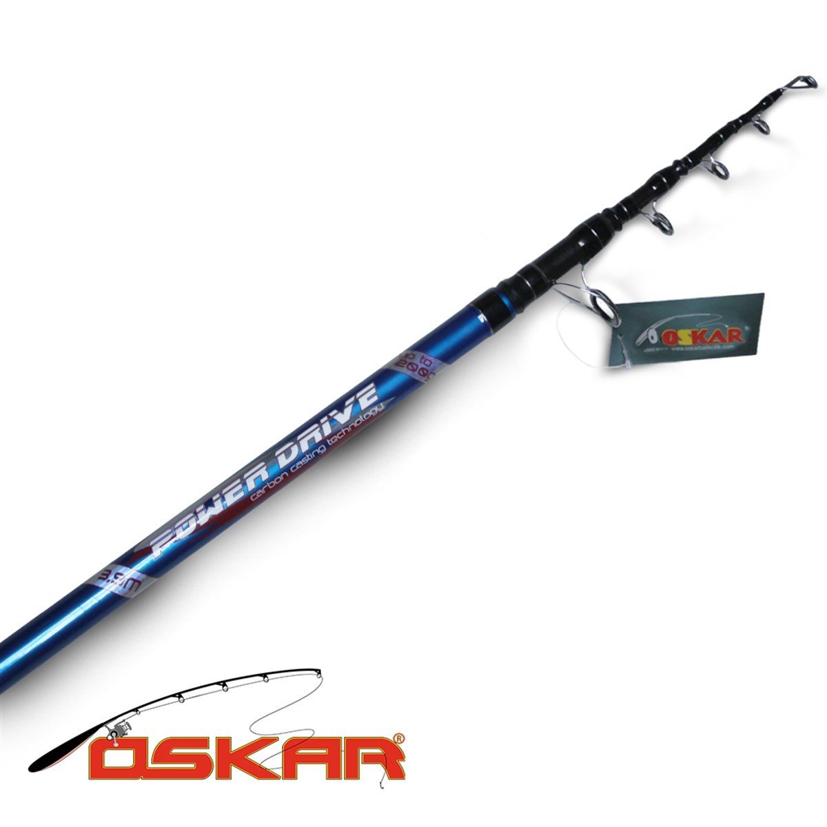 Oskar Frodo Power Drive 390cm Surf Olta Kamışı
