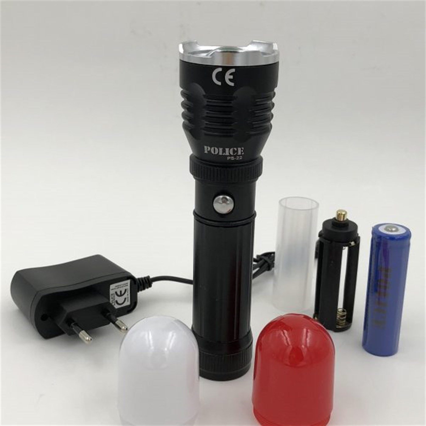 Police PS-22 COB Led Şarjlı El Feneri