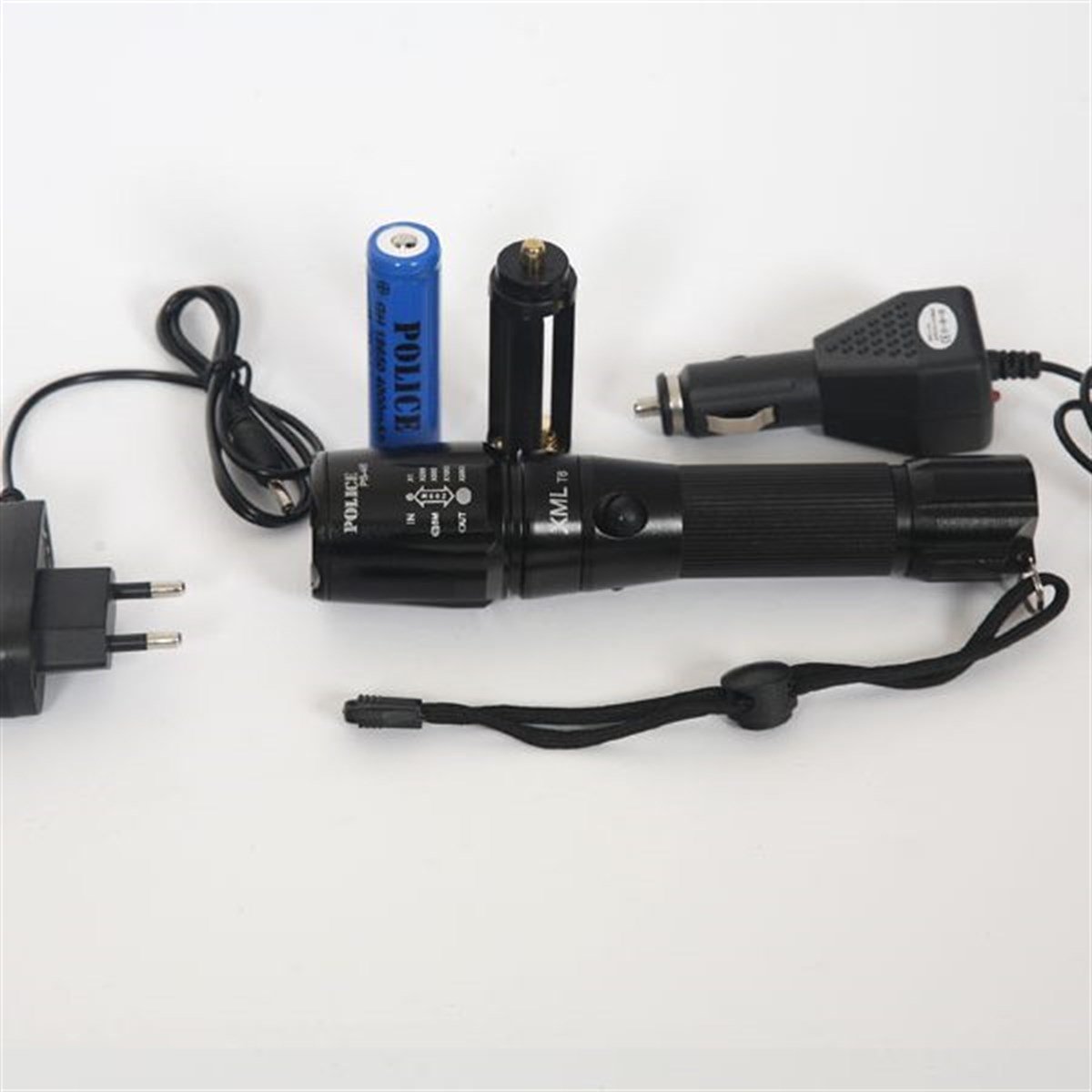 Police PS-46 Cree T6 Led Şarjlı El Feneri