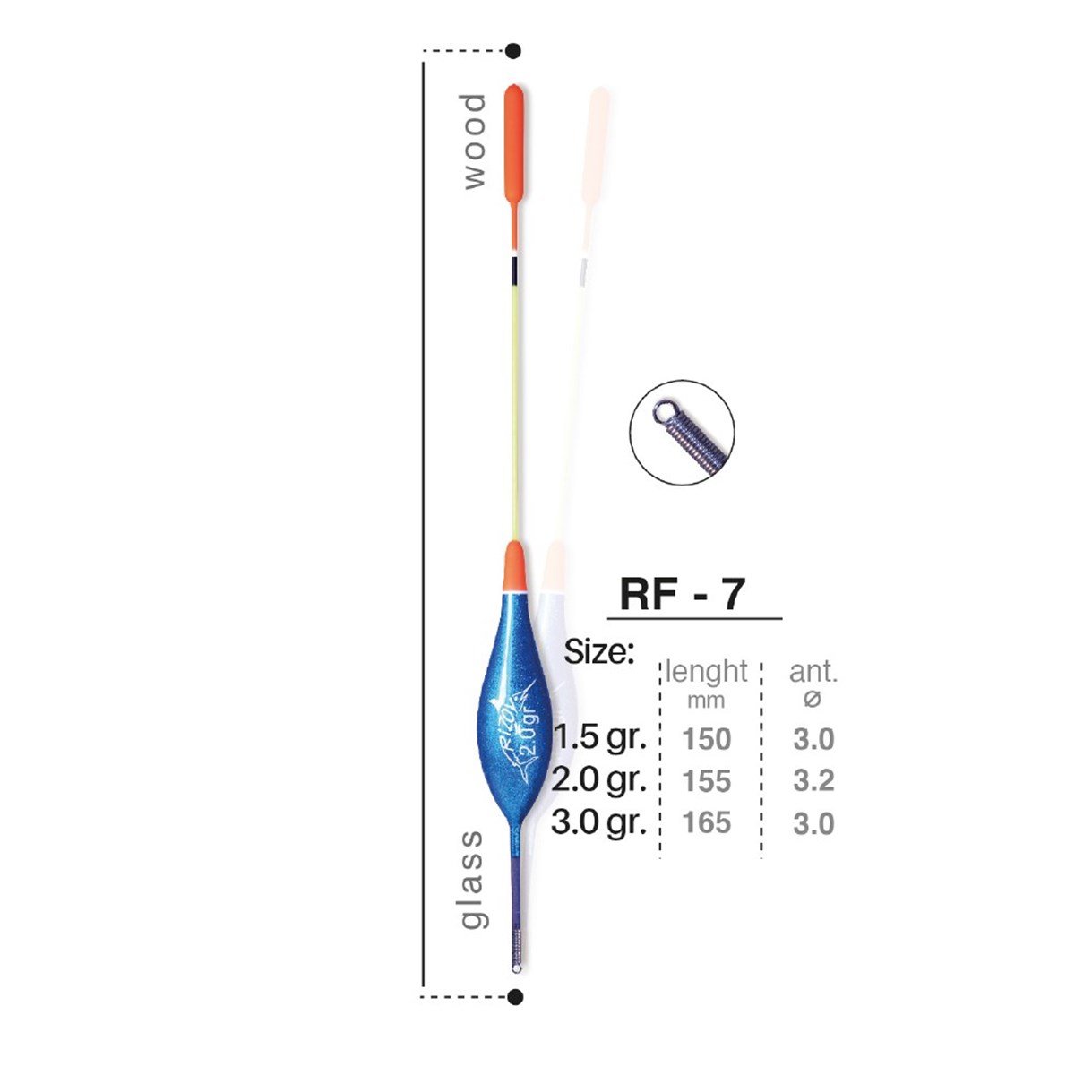 Rizov RF-7 Serisi Şamandıra - 2.0 gr