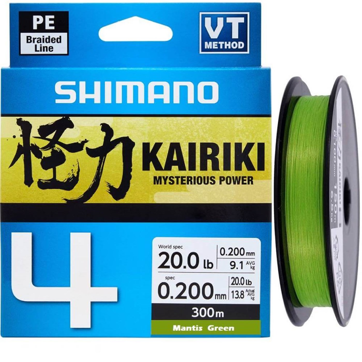 Shimano Kairiki 4 150m Mantis Green İp Misina