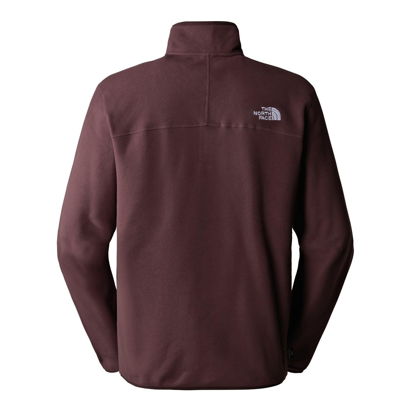 The North Face 100 Glacier 1/4 Fermuarlı Erkek Polar Coal Brown