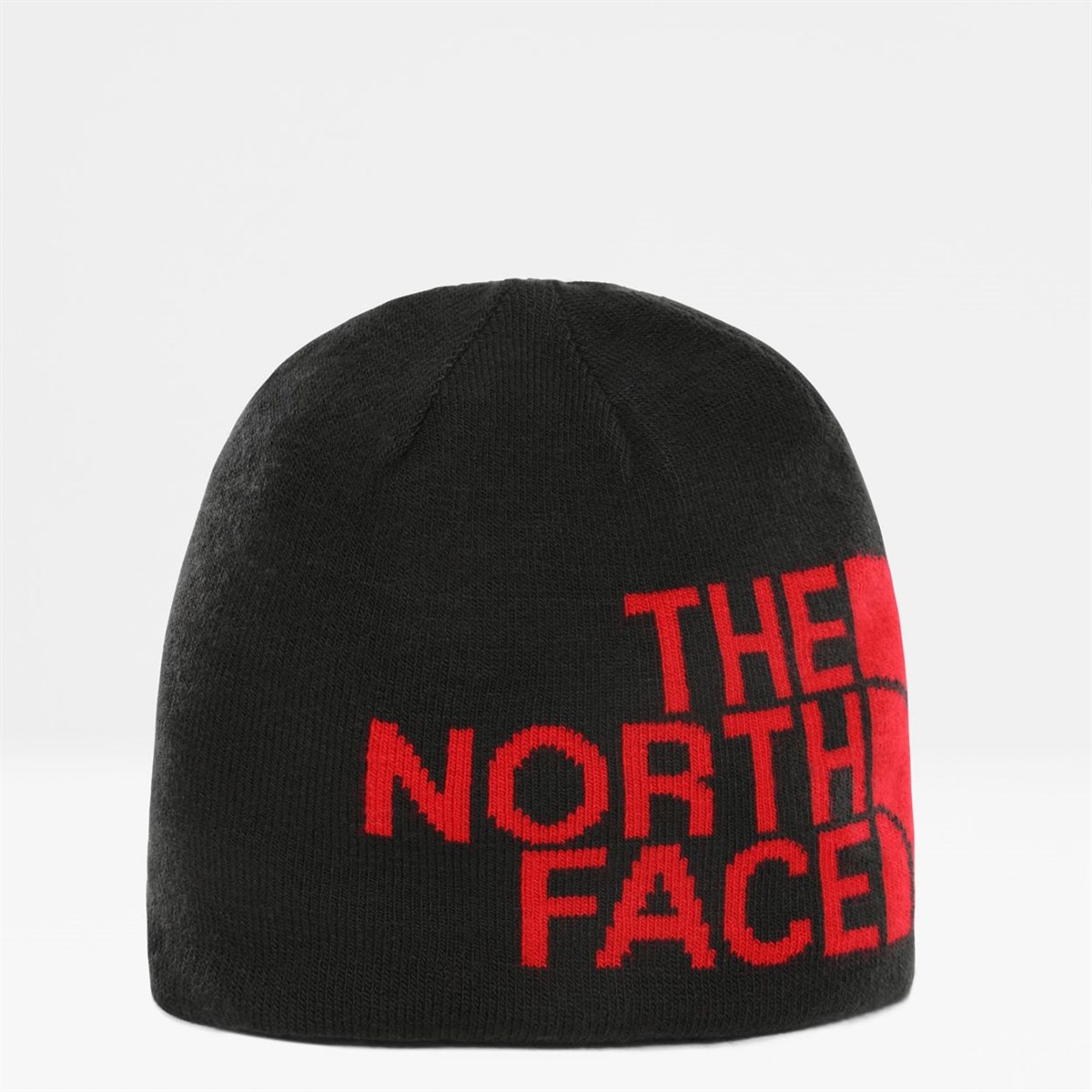 The North Face Banner Çift Taraflı Siyah/Kırmızı Bere