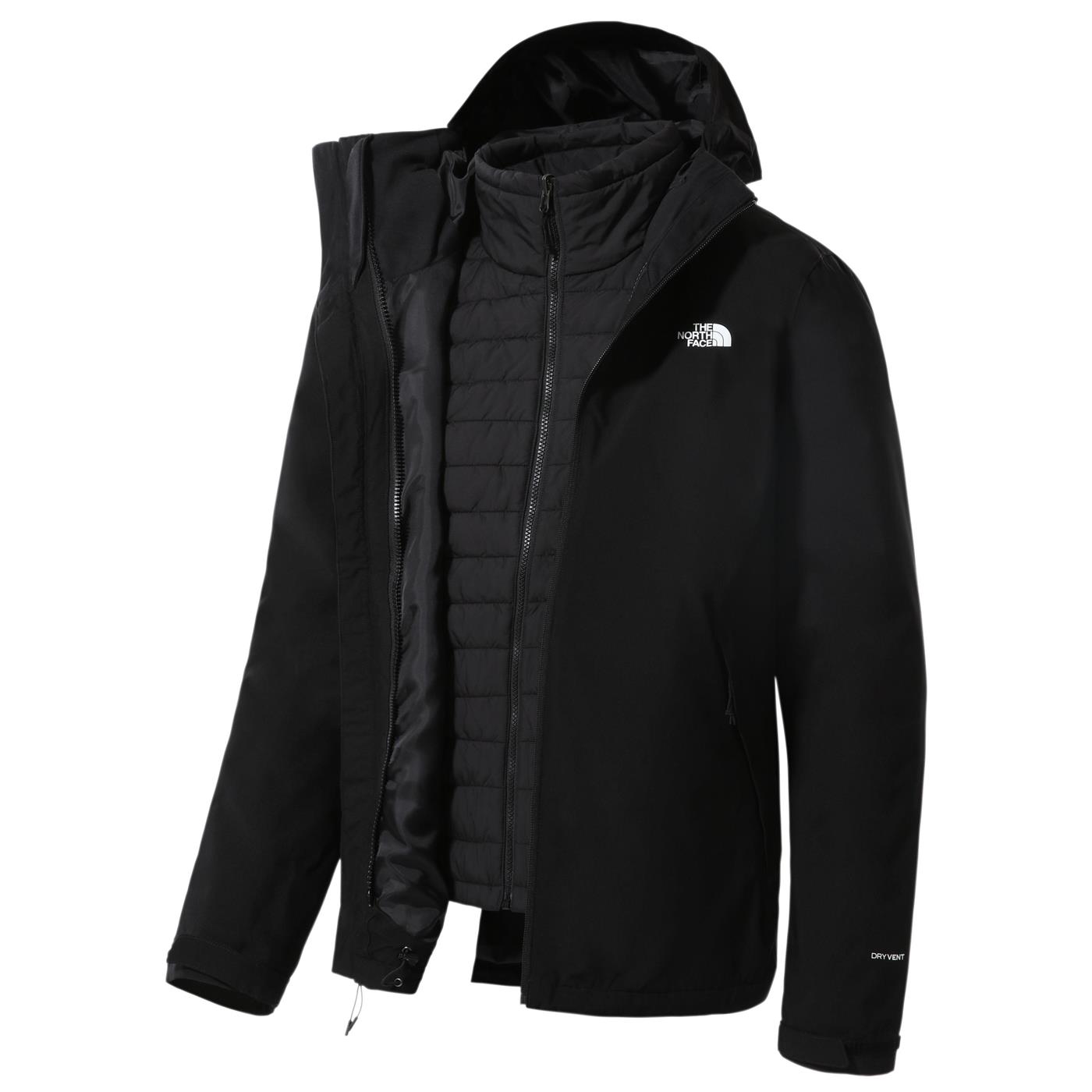The North Face Carto Triclimate Kadın Mont Siyah