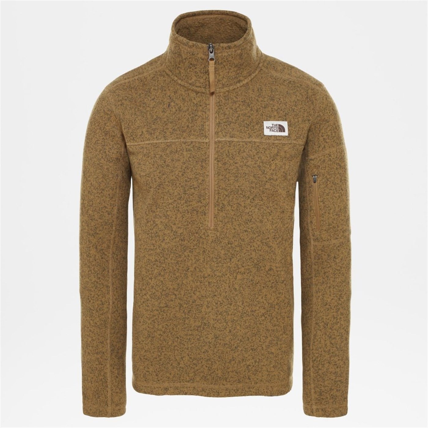 The North Face Gordon Lyons 1/4 Fermuarlı Brtsh Khaki Erkek Polar