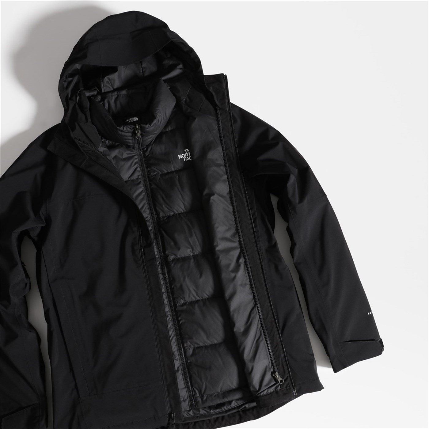 The North Face Mountain Light Futurelight Triclimate Erkek Mont Siyah