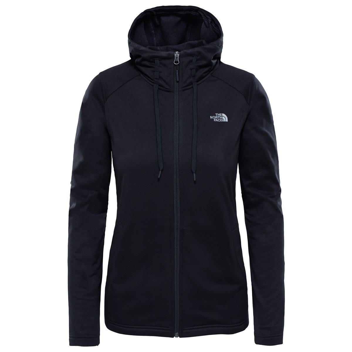 The North Face Tech Mezzaluna Kapüşonlu Kadın Polar Mont Siyah