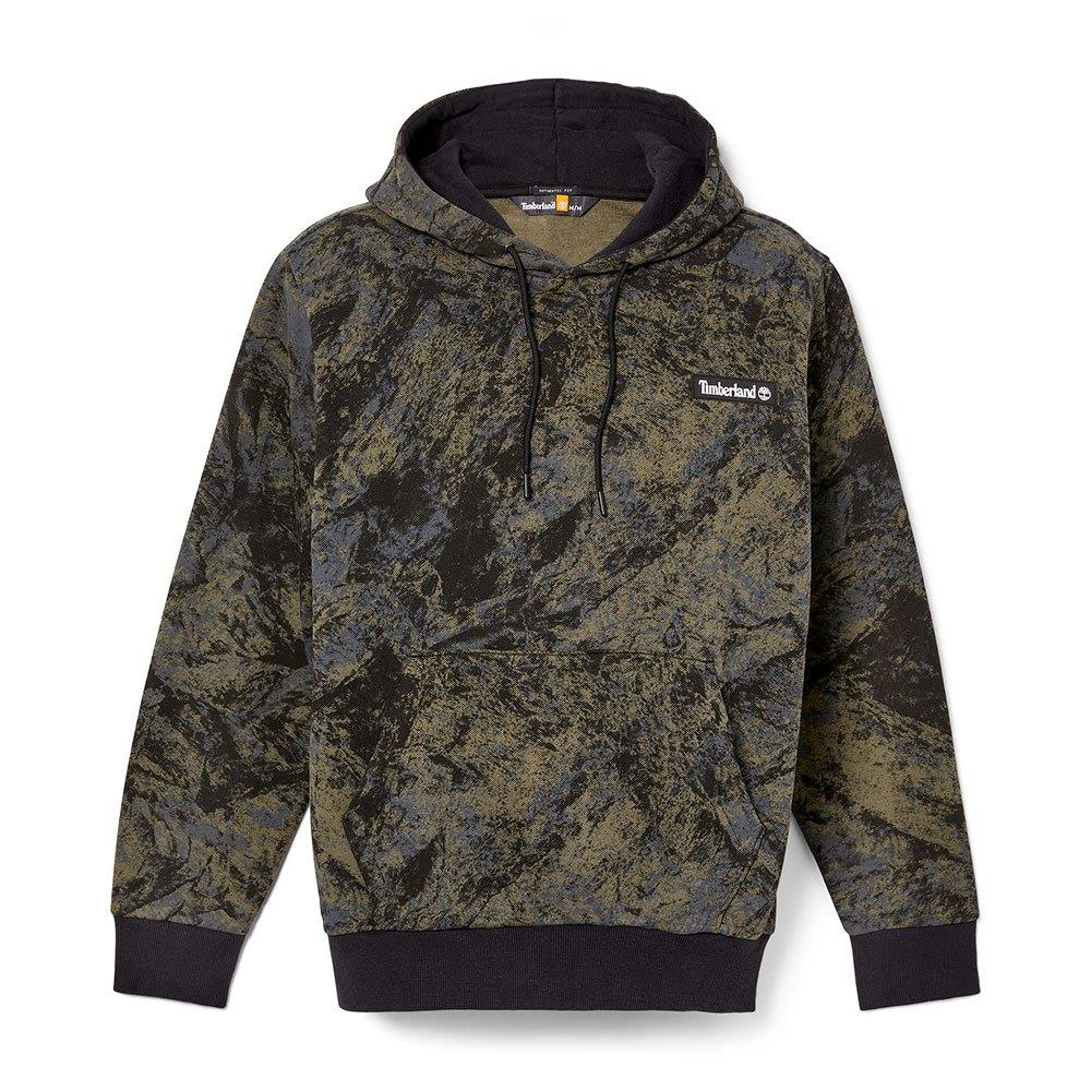 Timberland All Over Printed Mountains Camo Erkek Kapüşonlu Üst