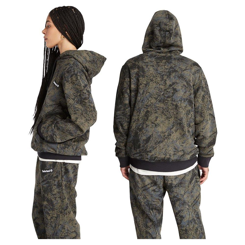 Timberland All Over Printed Mountains Camo Erkek Kapüşonlu Üst