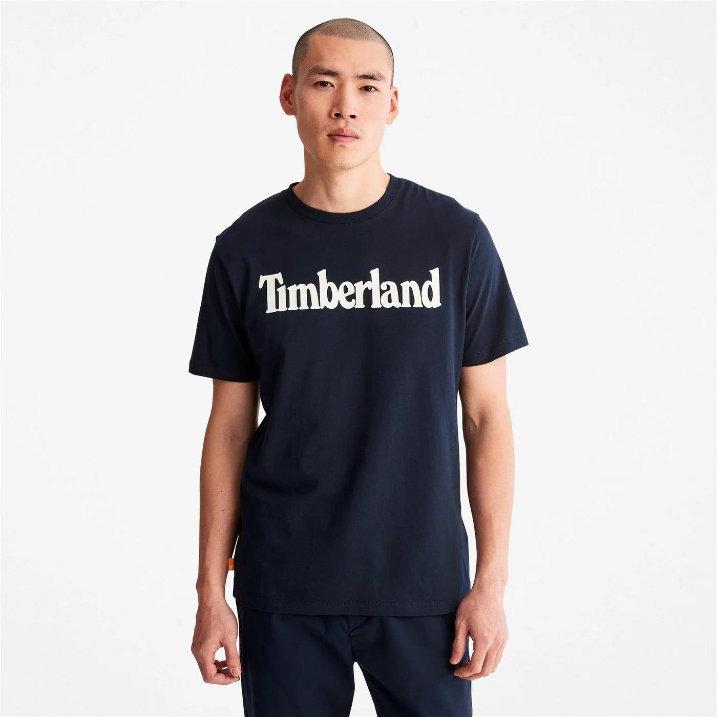 Timberland Kennebec Linear Erkek Tişört Dark Sapphire