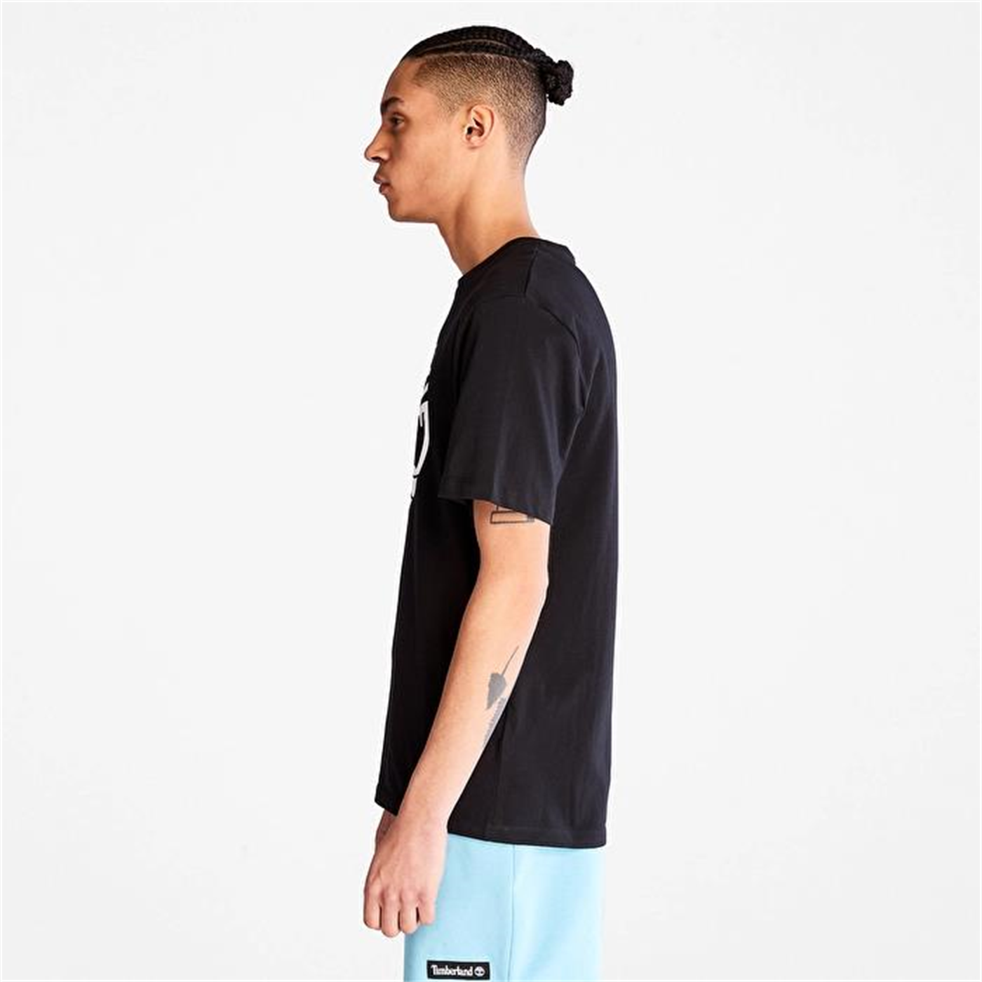 Timberland Kennebec River Ağaç Logolu Erkek Tişört Siyah