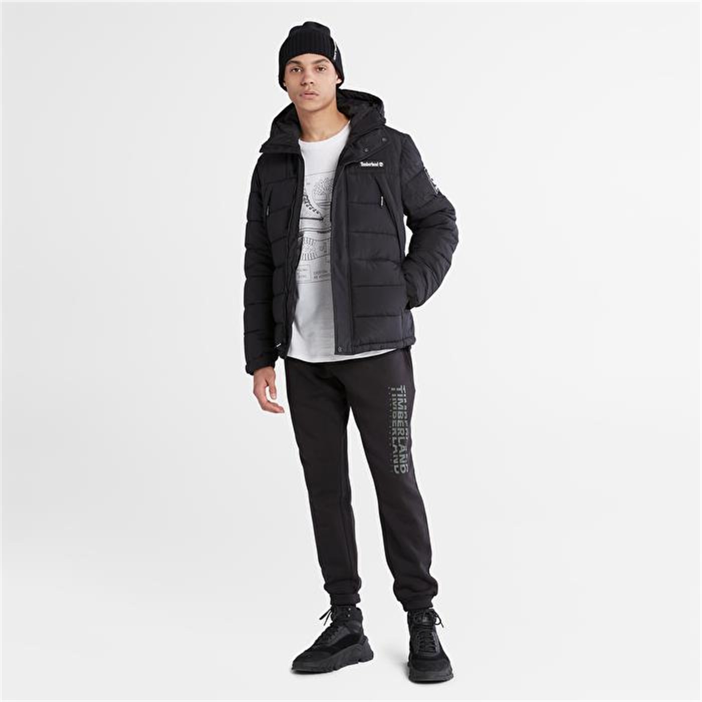 Timberland OA Puffer Erkek Mont Siyah