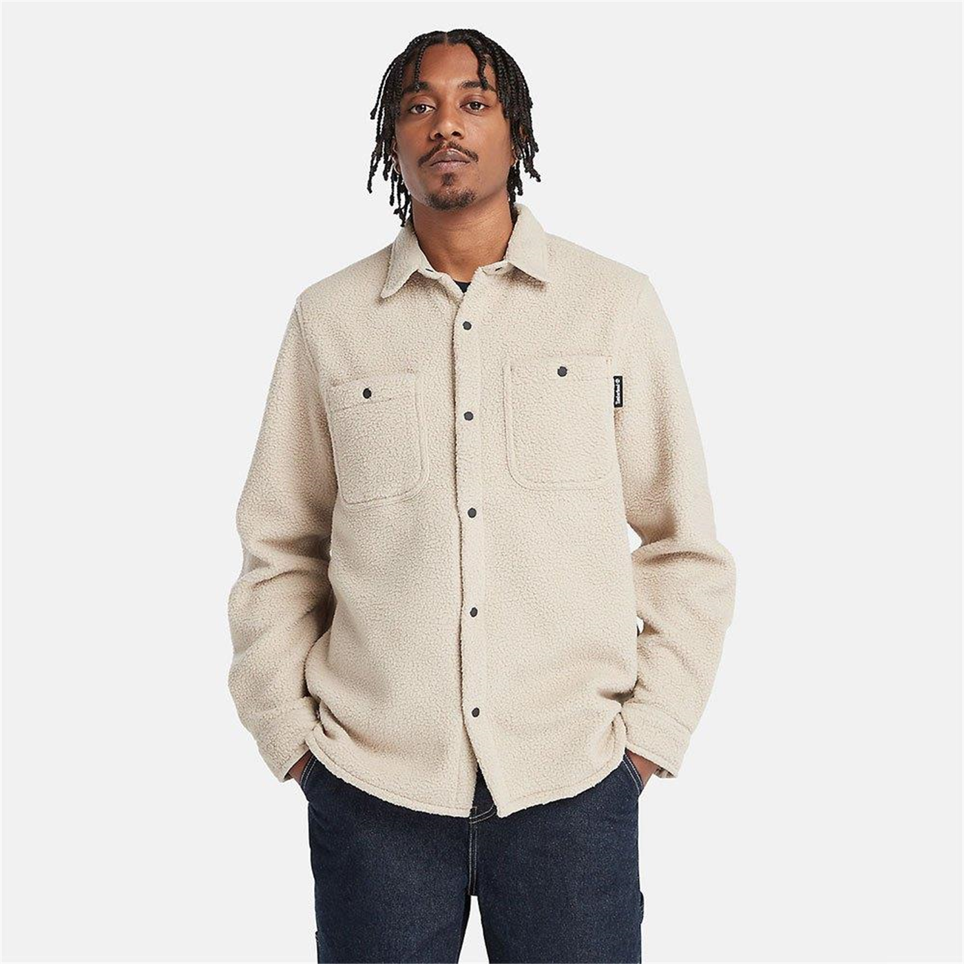 Timberland Utility Sherpa Overshirt Erkek Gömlek Island Fossil