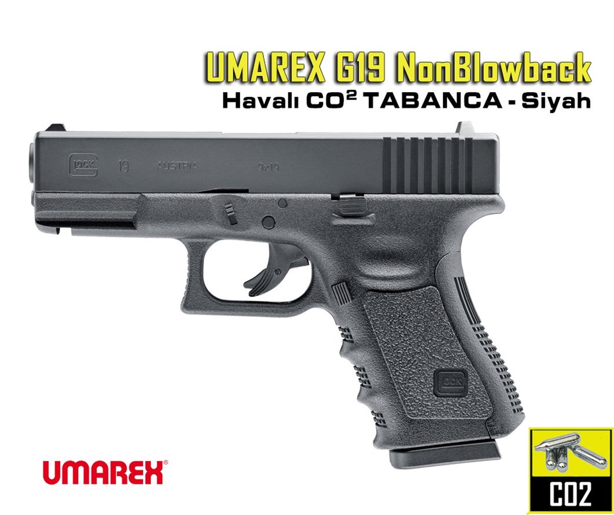 Umarex Glock 19 CO2 4.5mm Havalı Tabanca