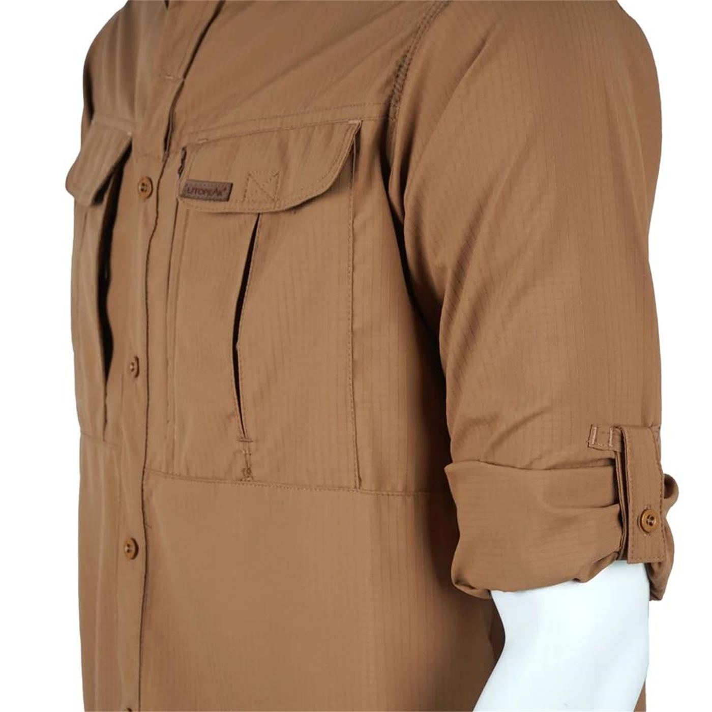 Utopeak Smart Outdoor Erkek Gömlek Camel