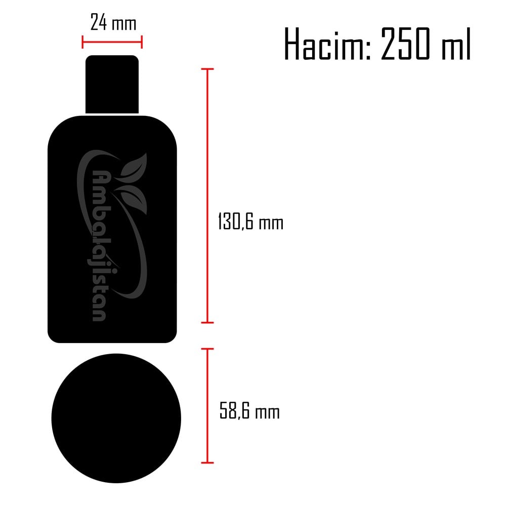4 ADET 250 ML BOŞ SERT PLASTİK SPREY ŞİŞESİ