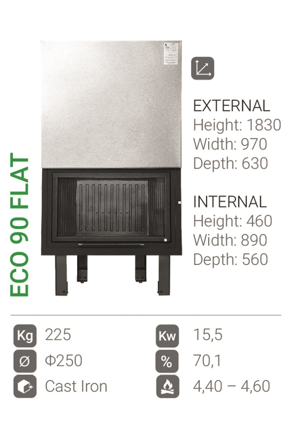 ECO FLAT 90 DOUBLE