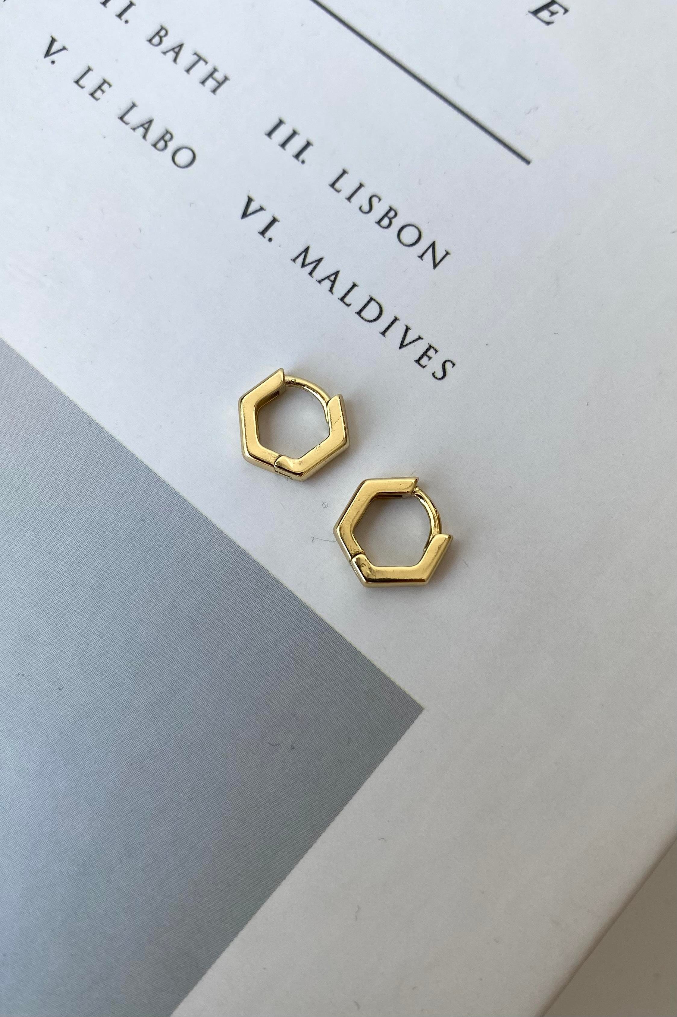 ALTIGEN HALKA KÜPE 1 CM