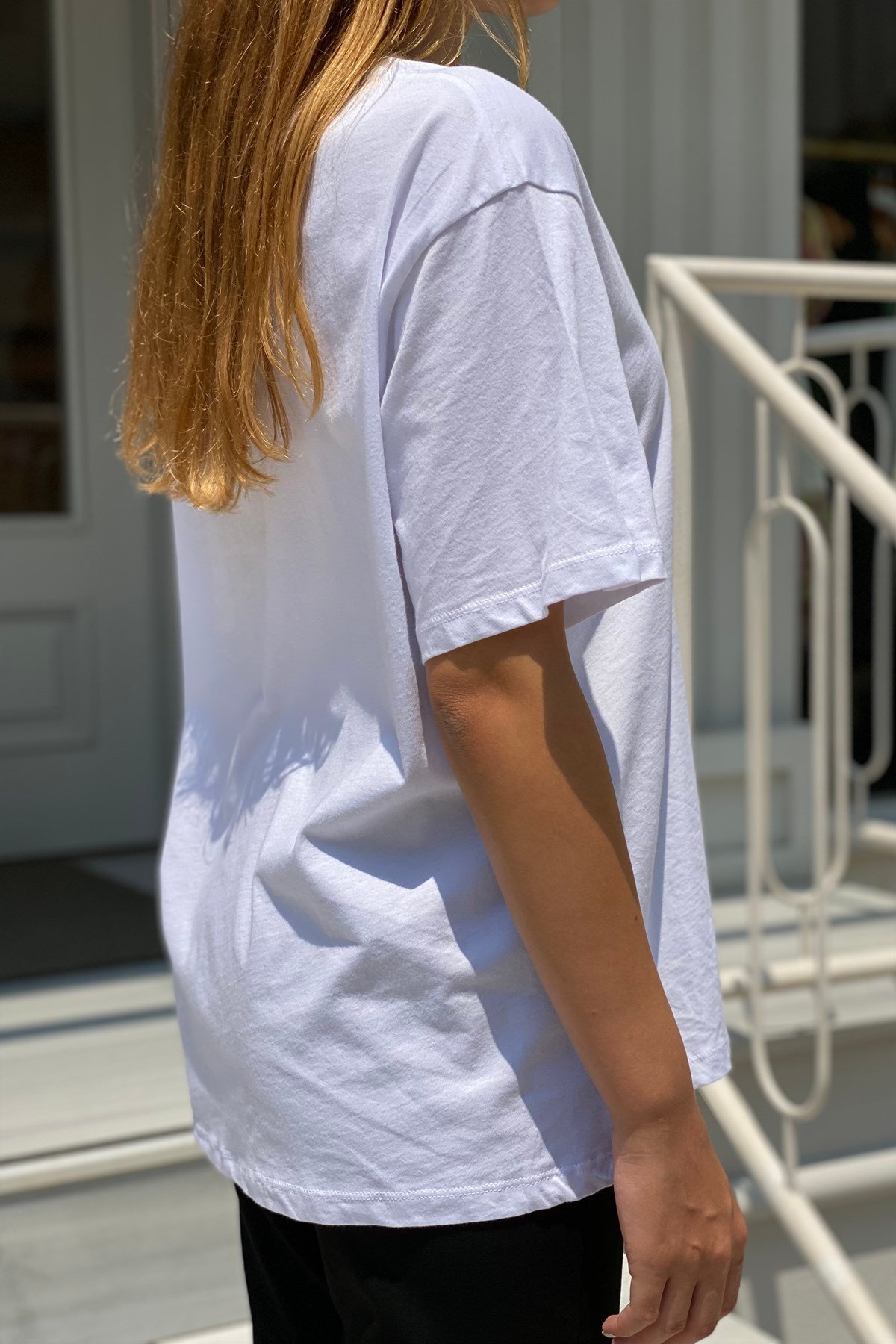 AYI NAKIŞ BASKILI T-SHIRT